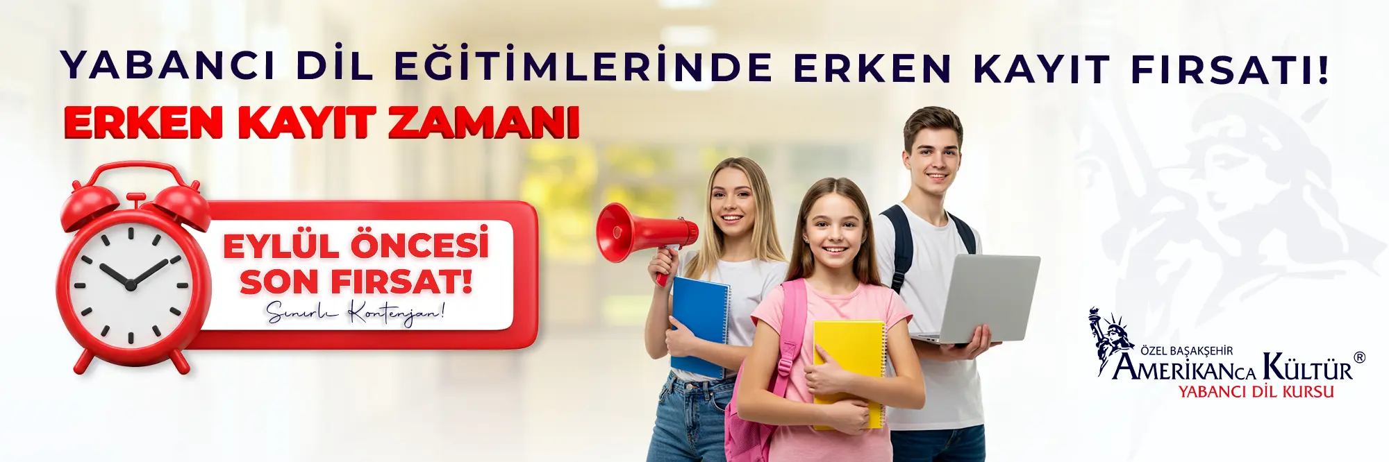 Yabancı Dil Eğitimlerinde Erken Kayıt Fırsatı